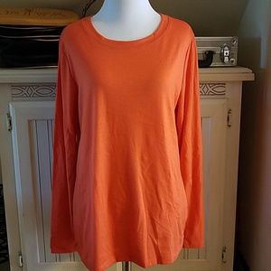 Orange long sleeve tee!